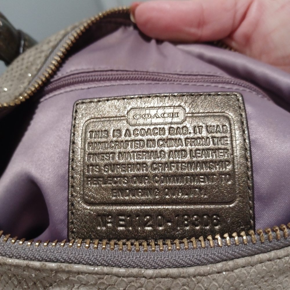 SOLD - Coach  Kristin Gold  Bag - Picture 9 of 16